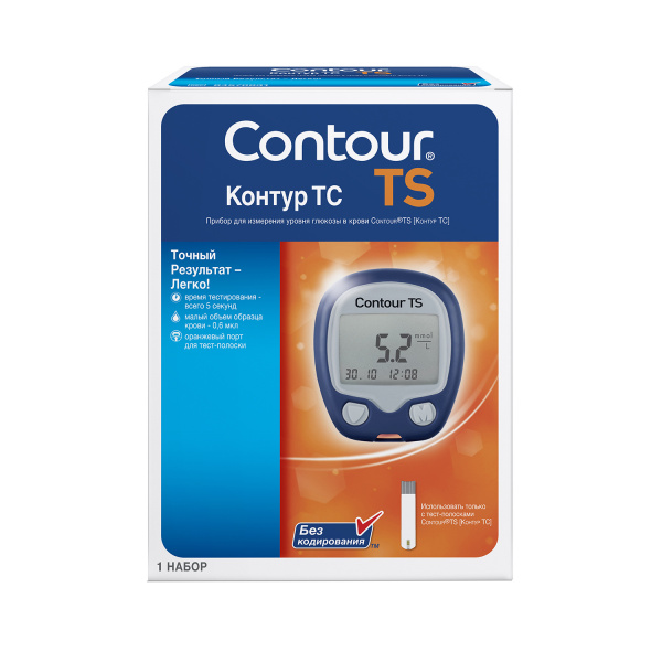 Глюкометр Contour TS (без устройства для прокалывания фото в интернет-аптеке "Фармсервис" Глюкометр Contour TS (без устройства для прокалывания фото в интернет-аптеке "Фармсервис"