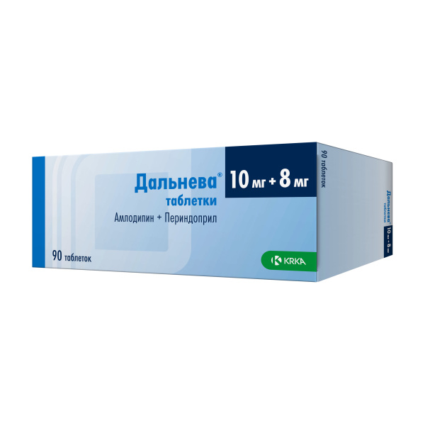 Дальнева таблетки 10мг+8мг №90 фото в интернет-аптеке "Фармсервис" Дальнева таблетки 10мг+8мг №90 фото в интернет-аптеке "Фармсервис"