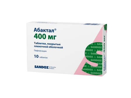 Абактал таблетки, покрытые плёночной оболочкой 400мг №10 детальное фото в интернет-аптеке "Фармсервис"