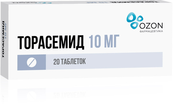 Торасемид таблетки 10мг №20 фото в интернет-аптеке "Фармсервис" Торасемид таблетки 10мг №20 фото в интернет-аптеке "Фармсервис"