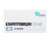 Кларитромицин таблетки, покрытые плёночной оболочкой 250мг №10 детальное фото в интернет-аптеке "Фармсервис"