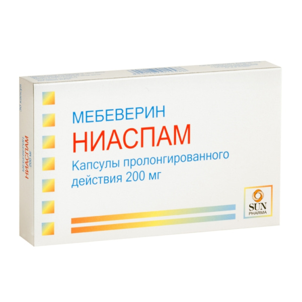 Ниаспам капсулы с пролонгированным высвобождением 200мг №30 фото в интернет-аптеке "Фармсервис"