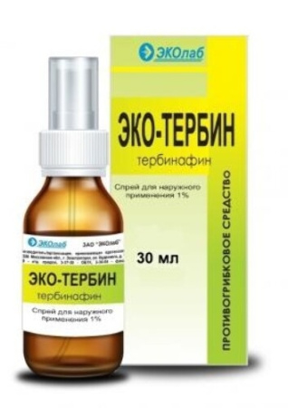 ЭКО-Тербин спрей для наружного применения 1% x 30мл №1 детальное фото в интернет-аптеке "Фармсервис"