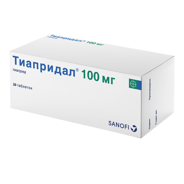 Тиапридал таблетки 100мг №20 фото в интернет-аптеке "Фармсервис"