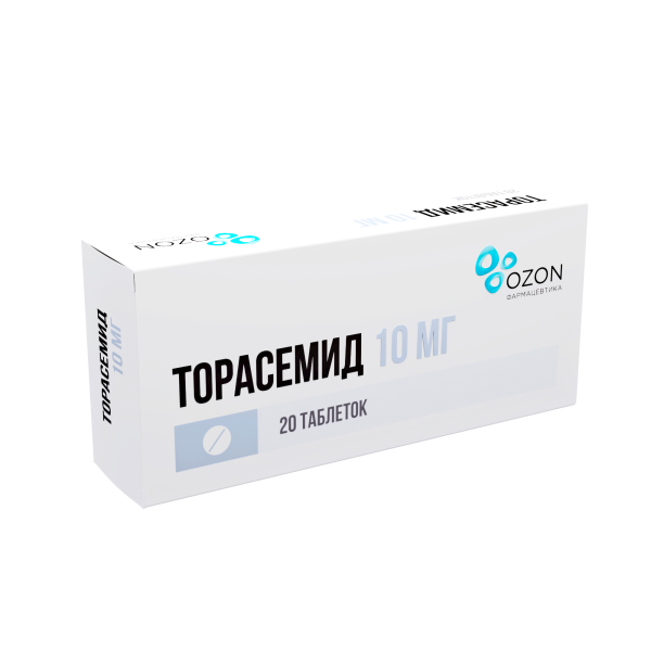 Торасемид таблетки 10мг №20 фото в интернет-аптеке "Фармсервис" Торасемид таблетки 10мг №20 фото в интернет-аптеке "Фармсервис"