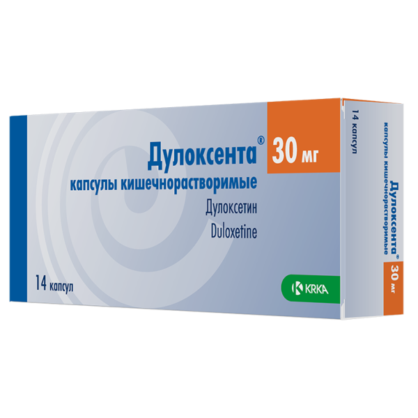 Дулоксента капсулы кишечнорастворимые 30мг №14 фото в интернет-аптеке "Фармсервис"