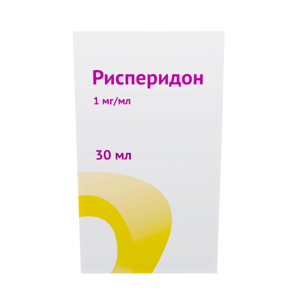 Рисперидон раствор для приёма внутрь 1мг/мл x 30мл №1 фото в интернет-аптеке "Фармсервис"