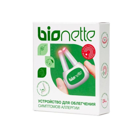 Устройство BIONETTE медицинское  фототерапевтическое против аллергии детальное фото в интернет-аптеке "Фармсервис"