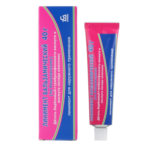 ЛИНИМЕНТ БАЛЬЗАМИЧЕСКИЙ (по Вишневскому) линимент для наружного применения 1.2г+1.2г x 40г №1 фото в интернет-аптеке "Фармсервис"