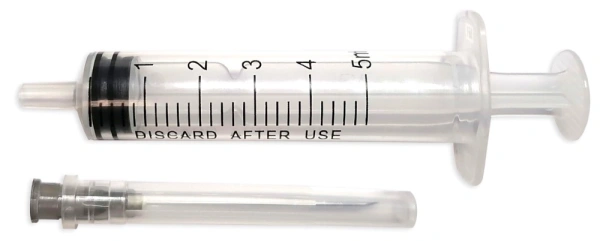 Шприц одноразовый INEKTA с иглой 5мл (3-х комп.)(0,7х40) фото в интернет-аптеке "Фармсервис"