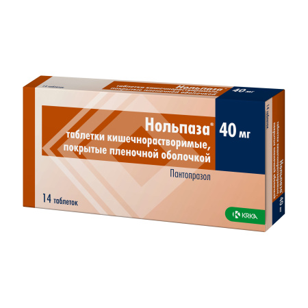 Нольпаза таблетки кишечнорастворимые, покрытые пленочной оболочкой 40мг №14 детальное фото в интернет-аптеке "Фармсервис"