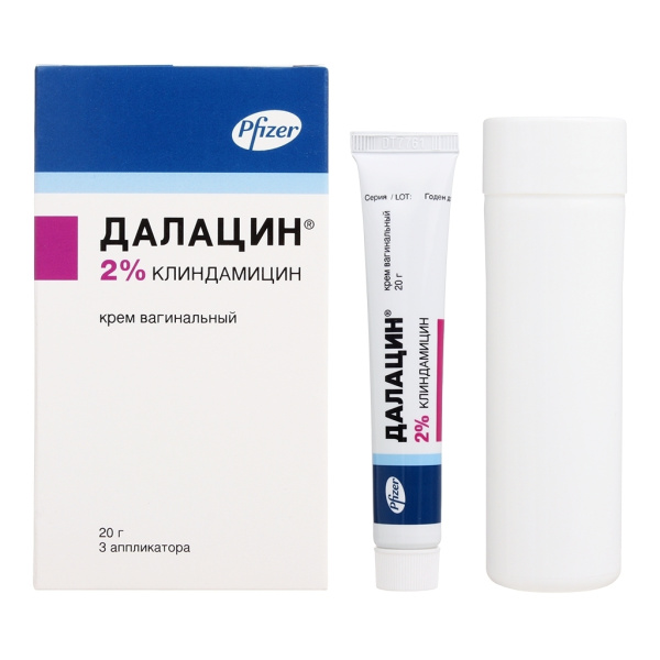 Далацин крем вагинальный 2% x 20г №1 фото в интернет-аптеке "Фармсервис"