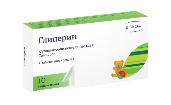 Глицерин суппозитории ректальные 1.24г №10 фото в интернет-аптеке "Фармсервис"