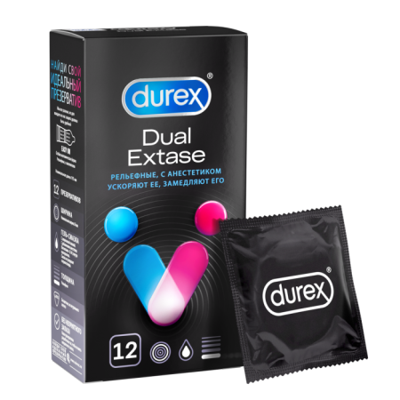 Презерватив DUREX Dual Extase №12 детальное фото в интернет-аптеке "Фармсервис"