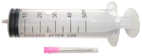 Шприц одноразовый INEKTA с иглой 50мл (3-х комп.) 18G (1,2х40мм) №1 Луер фото в интернет-аптеке "Фармсервис"