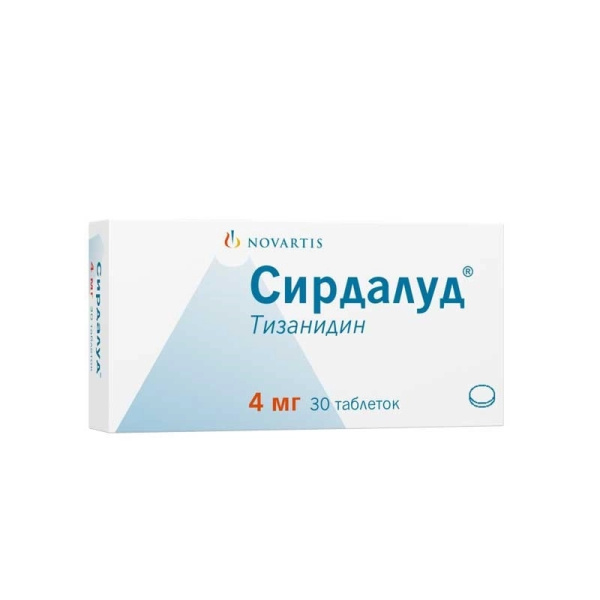Сирдалуд таблетки 4мг №30 фото в интернет-аптеке "Фармсервис"