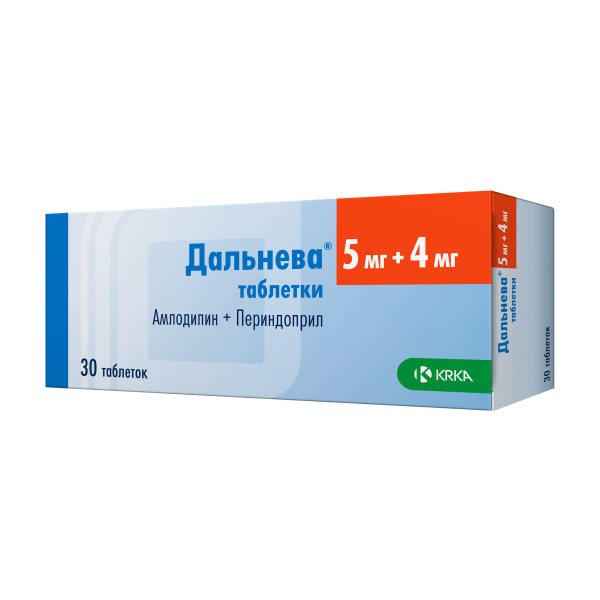 Дальнева таблетки 5мг+4мг №30 фото в интернет-аптеке "Фармсервис" Дальнева таблетки 5мг+4мг №30 фото в интернет-аптеке "Фармсервис"