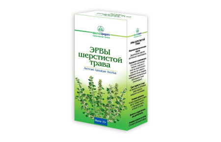 Эрвы шерстистой трава трава измельченная 35г №1 детальное фото в интернет-аптеке "Фармсервис"