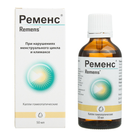 Ременс капли гомеопатические 50мл №1 детальное фото в интернет-аптеке "Фармсервис"