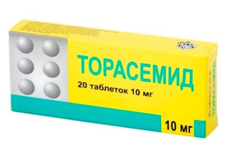 Торасемид таблетки 10мг №20 детальное фото в интернет-аптеке "Фармсервис"