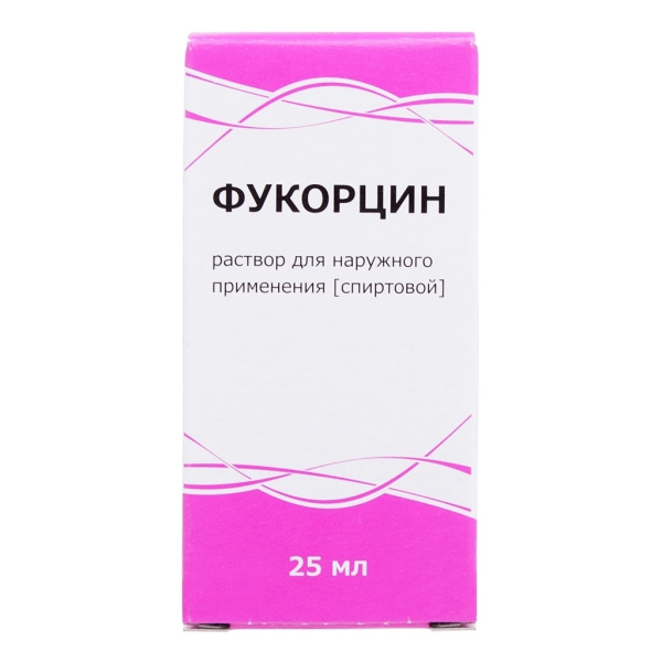 Фукорцин раствор для наружного применения, [спиртовой] x 25мл №1 фото в интернет-аптеке "Фармсервис"