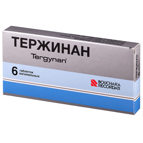 Тержинан таблетки вагинальные  №6 фото в интернет-аптеке "Фармсервис" Тержинан таблетки вагинальные  №6 фото в интернет-аптеке "Фармсервис"
