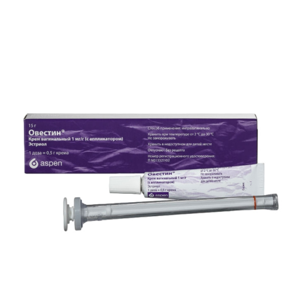 Овестин крем вагинальный 1мг/г x 15г №1 фото в интернет-аптеке "Фармсервис"
