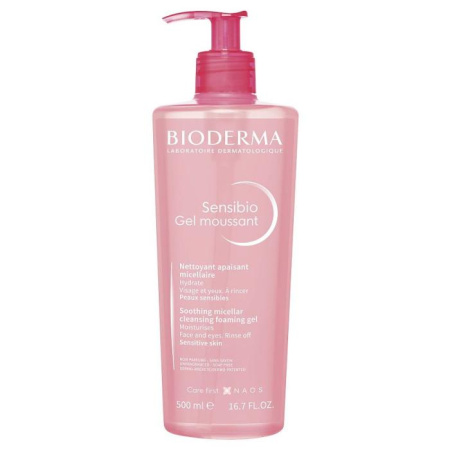 BIODERMA СЕНСИБИО гель очищающий 500мл детальное фото в интернет-аптеке "Фармсервис"
