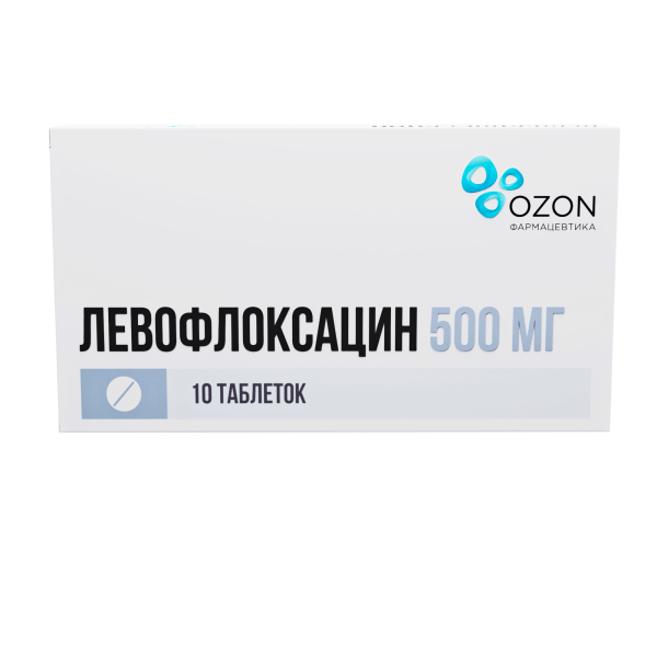 Левофлоксацин таблетки, покрытые плёночной оболочкой 500мг №10 фото в интернет-аптеке "Фармсервис" Левофлоксацин таблетки, покрытые плёночной оболочкой 500мг №10 фото в интернет-аптеке "Фармсервис"