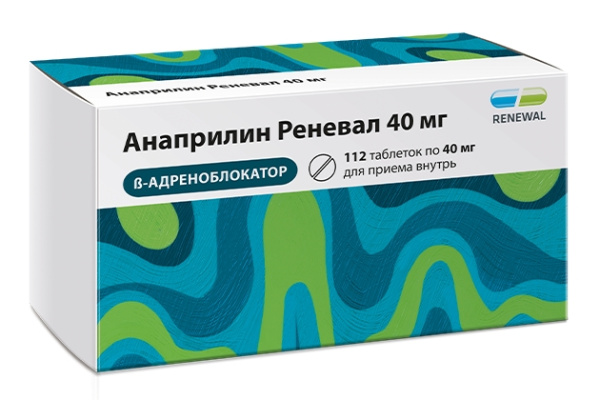 Анаприлин Реневал таблетки 40мг №112 фото в интернет-аптеке "Фармсервис" Анаприлин Реневал таблетки 40мг №112 фото в интернет-аптеке "Фармсервис"
