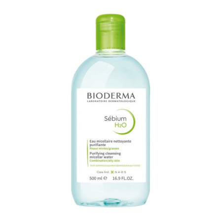 BIODERMA СЕБИУМ Н2О мицеллярная вода 500мл детальное фото в интернет-аптеке "Фармсервис"
