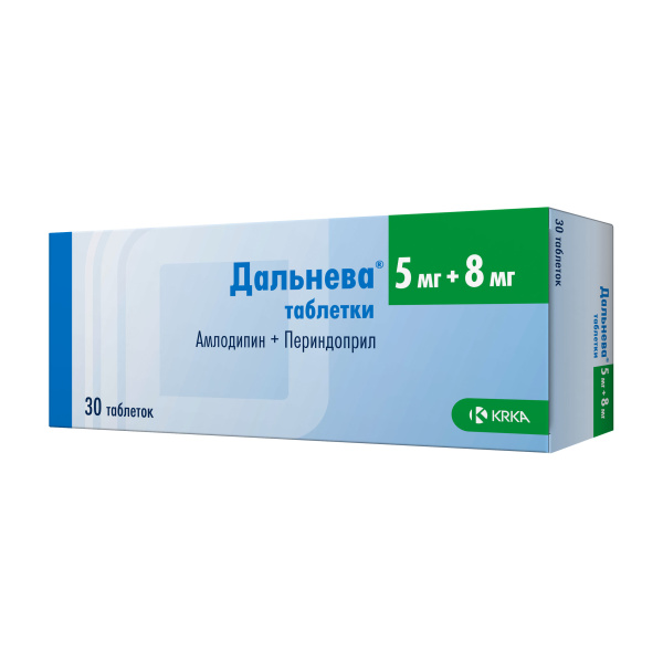 Дальнева таблетки 5мг+8мг №30 фото в интернет-аптеке "Фармсервис" Дальнева таблетки 5мг+8мг №30 фото в интернет-аптеке "Фармсервис"