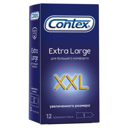 Презерватив CONTEX №12 Extra large XXL (увеличенного размера) детальное фото в интернет-аптеке "Фармсервис"