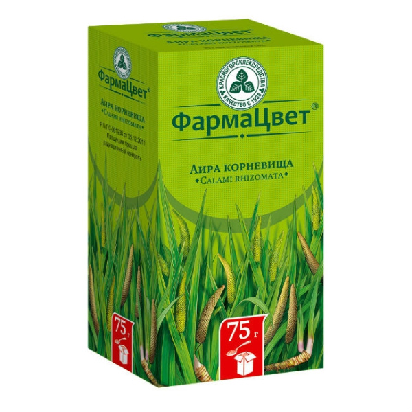 Аира корневища корневища измельченные 75г №1 фото в интернет-аптеке "Фармсервис"