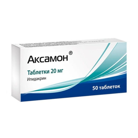Аксамон таблетки 20мг №50 детальное фото в интернет-аптеке "Фармсервис"