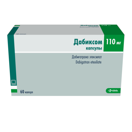 Дабиксом капсулы 110мг №60 детальное фото в интернет-аптеке "Фармсервис"