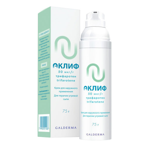 Аклиф крем для наружного применения 50мкг/г x 75г №1 фото в интернет-аптеке "Фармсервис"