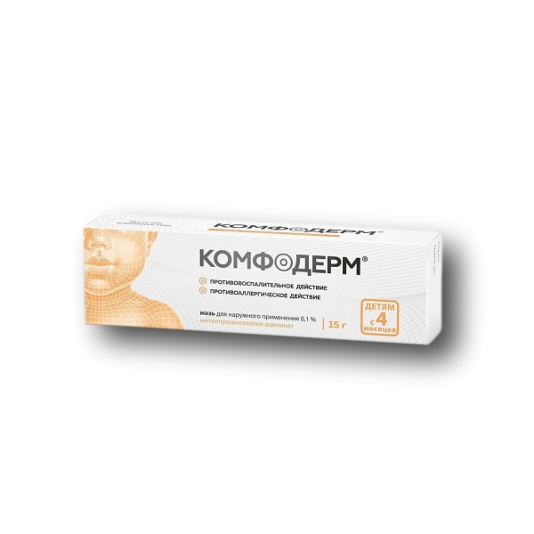 Комфодерм мазь для наружного применения 0.1% x 15г №1 фото в интернет-аптеке "Фармсервис" Комфодерм мазь для наружного применения 0.1% x 15г №1 фото в интернет-аптеке "Фармсервис"