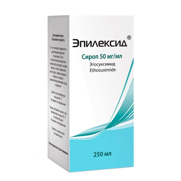 Эпилексид сироп 50мг/мл x 250мл №1 фото в интернет-аптеке "Фармсервис"