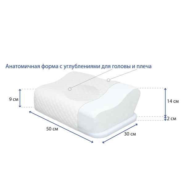 Подушка ортопедическая  Крейт П-402 фото в интернет-аптеке "Фармсервис"