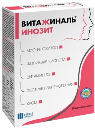 Витажиналь Инозит порошок 5,5г №30 детальное фото в интернет-аптеке "Фармсервис"