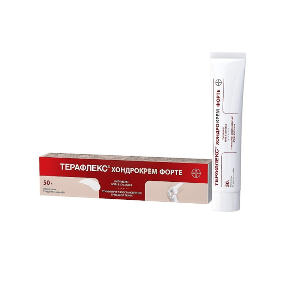 Терафлекс Хондрокрем Форте крем для наружного применения 1%+5% x 50г №1 фото в интернет-аптеке "Фармсервис"