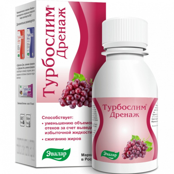 Турбослим дренаж фл.(р-р орал.) 100мл фото в интернет-аптеке "Фармсервис"