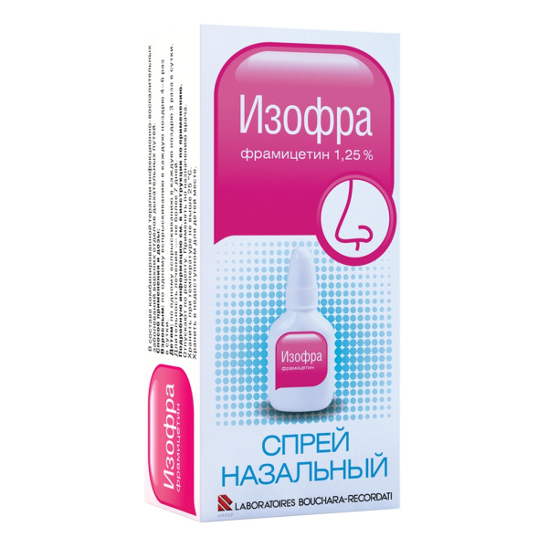 Изофра спрей назальный 1.25% x 15мл №1 фото в интернет-аптеке "Фармсервис"