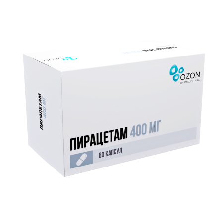 Пирацетам капсулы 400мг №60 детальное фото в интернет-аптеке "Фармсервис"