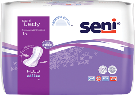 Прокладки урологические SENI LADY Plus №15  детальное фото в интернет-аптеке "Фармсервис"