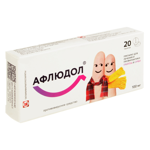 Афлюдол таблетки, покрытые плёночной оболочкой 100мг №20 фото в интернет-аптеке "Фармсервис" Афлюдол таблетки, покрытые плёночной оболочкой 100мг №20 фото в интернет-аптеке "Фармсервис"