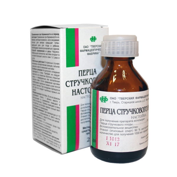 Перца стручкового настойка настойка для наружного применения 100г/1000мл x 25мл №1 фото в интернет-аптеке "Фармсервис"