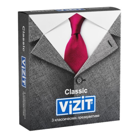 Презерватив VIZIT Classic (классика) №3 детальное фото в интернет-аптеке "Фармсервис"