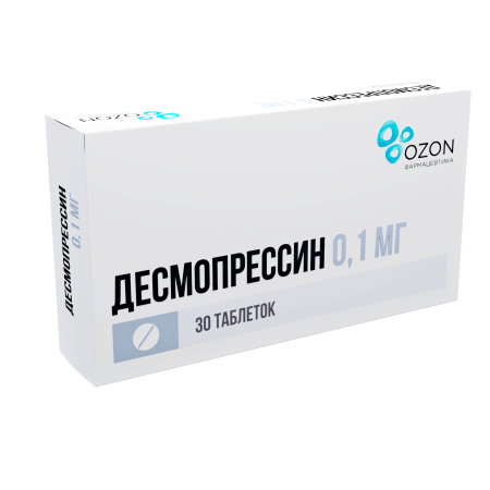 Десмопрессин таблетки 100мкг №30 детальное фото в интернет-аптеке "Фармсервис"
